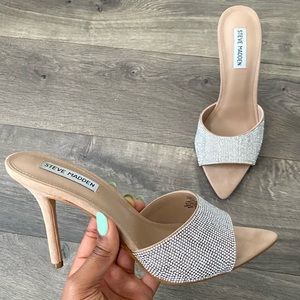 Steve Madden Feisty Crystal Heels